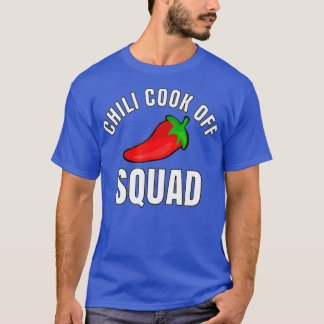 Camiseta Chili Cocinó De Los Equipos De Concurso De Concurs