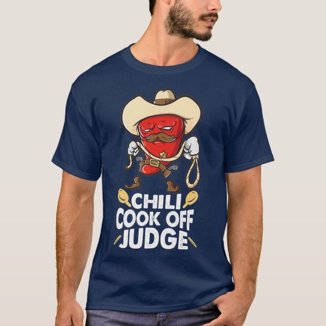 Camiseta Chili Cocinó Del Equipo De Competencia De Cocina J (Anverso)