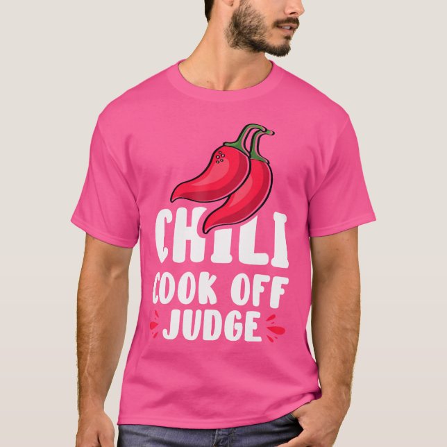 Camiseta Chili Cook Del Juez Red Chili (Anverso)