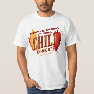 Camiseta Chili Cook Off   Concurso de Cocina BBQ