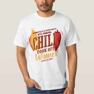 Camiseta Chili Cook Off Winner   Concurso de Cocina BBQ