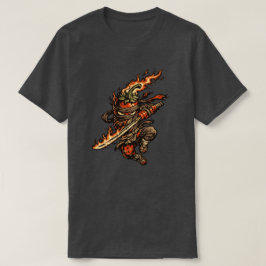 Camiseta Chili Fire Ninja — Guerrero Divertido de Pimienta 
