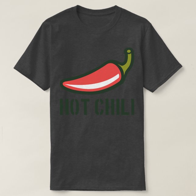 Camiseta Chili Hot Chili (Diseño del anverso)