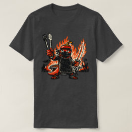 Camiseta Chili Ninja Maestro de Barbacoa — Fuego de Verano 
