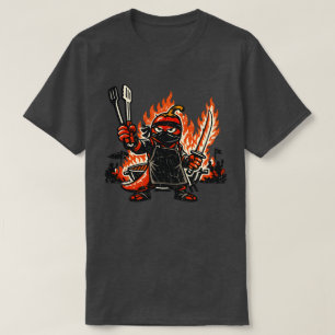 Camiseta Chili Ninja Maestro de Barbacoa — Fuego de Verano
