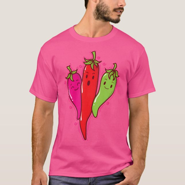 Camiseta Chili Pepper Hotness Spice Scoville (Anverso)