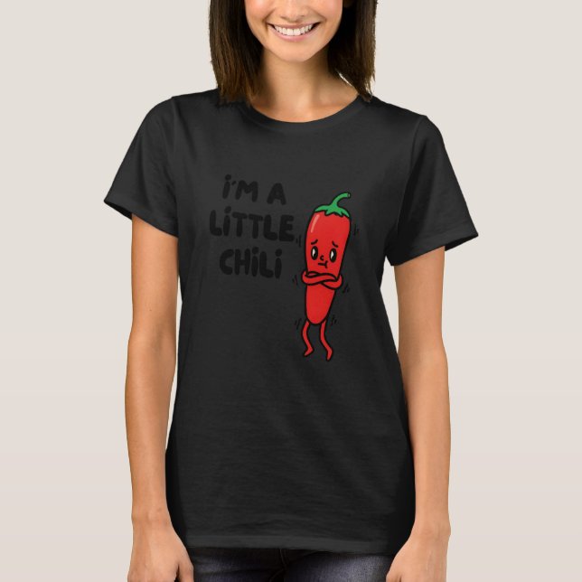 Camiseta Chili Red Pepper Vegetable Funny Chili Pun I'm Lit (Anverso)