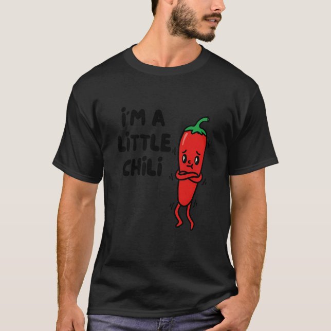 Camiseta Chili Red Pepper Vegetable Funny Chili Pun I'm Lit (Anverso)