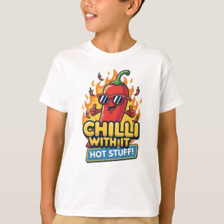 Camiseta Chili With Attitude Tee – Spicy Cartoon Style