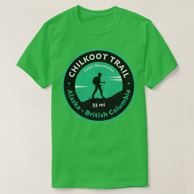 Camiseta Chilkoot Trail Alaska (Diseño del anverso)