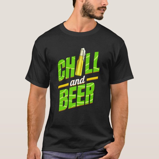 Camiseta Chill And Beer On St Patricks Day (Anverso)
