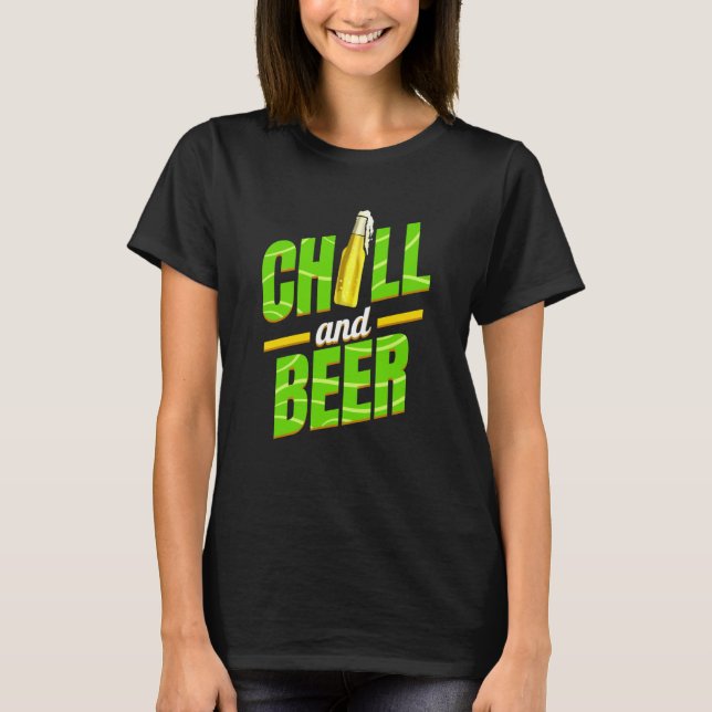 Camiseta Chill And Beer On St Patricks Day (Anverso)