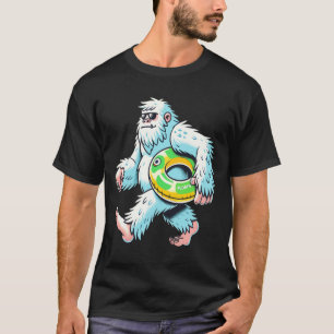 Camiseta Chill Bigfoot: Yeti de verano con diseño flotante