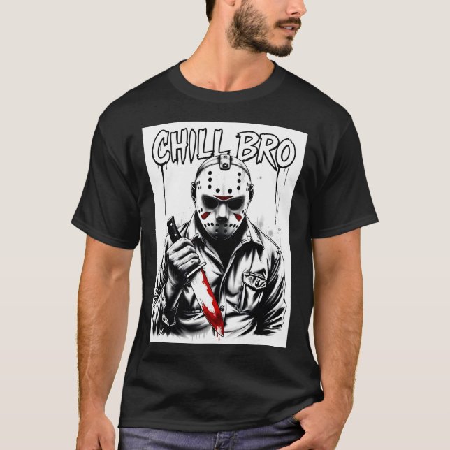 Camiseta Chill Bro Horror Tee 02 (Anverso)