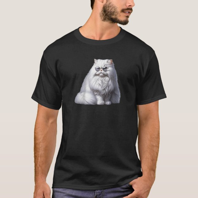Camiseta Chill Cat Cute Kitten Funny Mascota Cat Lover Ragl (Anverso)