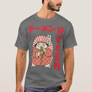Camiseta Chill Cat Ramen Anime Noodles Kawaii Japan Sket