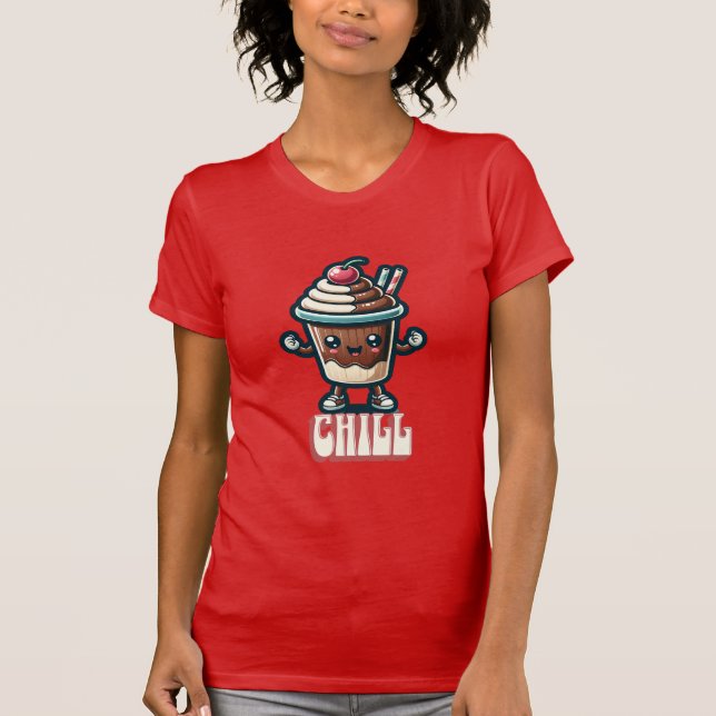 Camiseta Chill Chocolate Milkshake Pun (Anverso)