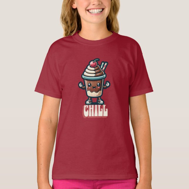 Camiseta Chill Chocolate Milkshake Pun (Anverso)