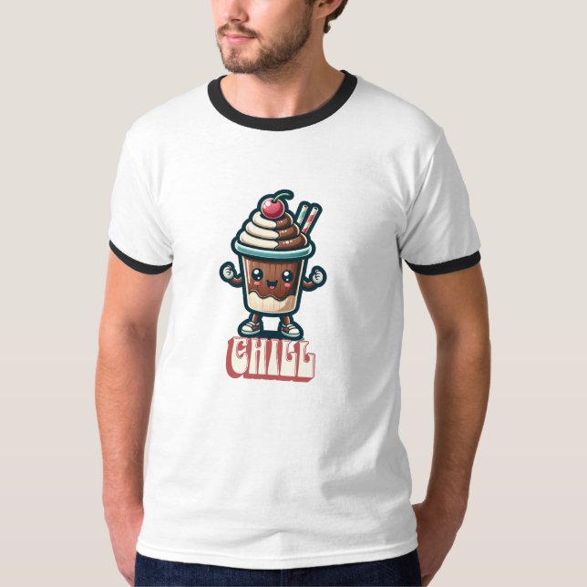 Camiseta Chill Chocolate Milkshake Pun (Anverso)