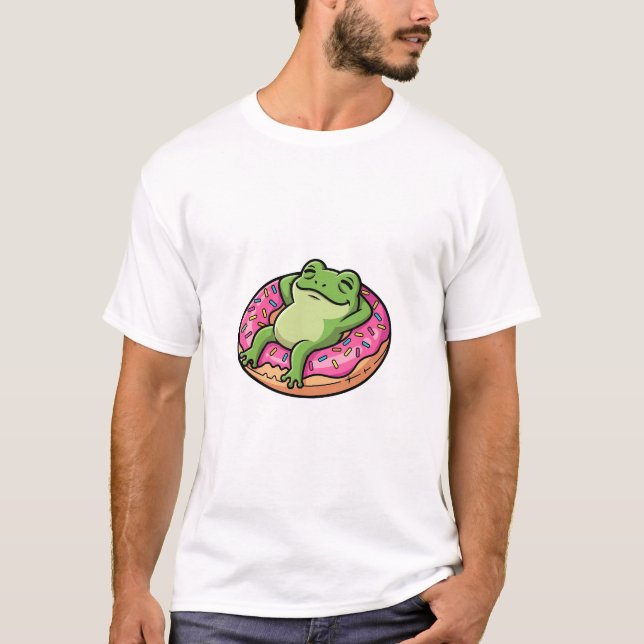 Camiseta Chill Frog Donut (Anverso)