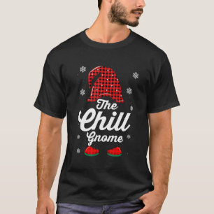 Camiseta Chill Gnome Búfalo Plaid Matching Family Chris