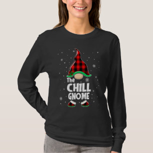 Camiseta Chill Gnome Búfalo Plaid Mating Family Christma