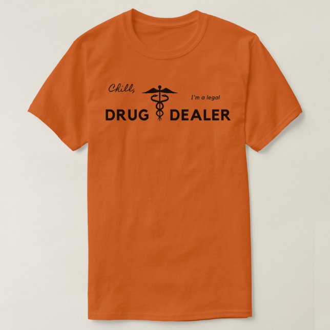 Camiseta Chill Ix27m, una comerciante legal de drogas graci (Diseño del anverso)