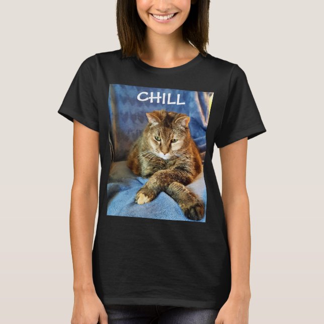 Camiseta CHILL    KITTYT-Shirt (Anverso)