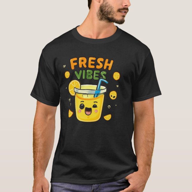 Camiseta Chill Lemonade Fresh Vibes Design (Anverso)