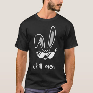 Camiseta Chill Men Bunny Ears Glasses Bunny Spring R
