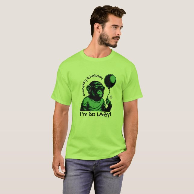 Camiseta Chill Monkey Vibes (Anverso completo)