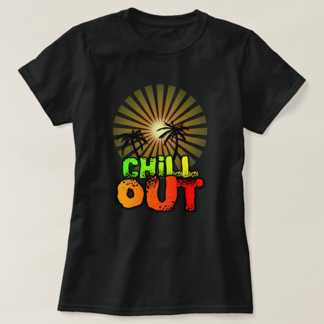 Camiseta Chill out Jamaica (Diseño del anverso)