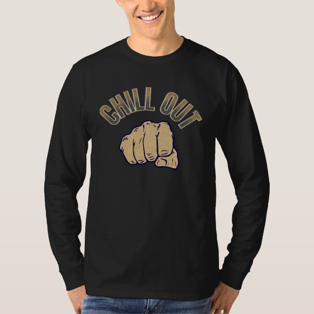 Camiseta Chill Out Meditation GYM (Anverso)