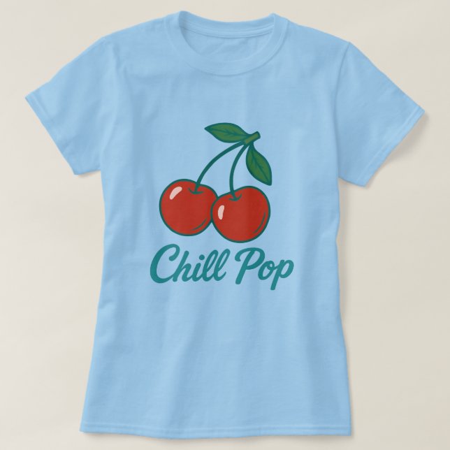 Camiseta Chill Pop (Diseño del anverso)