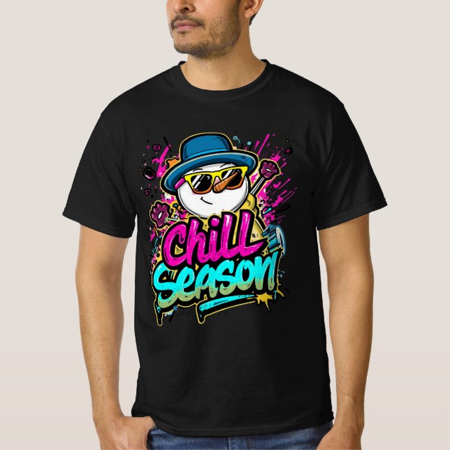 Camiseta Chill Season – Relaxed Holiday Design (Anverso)