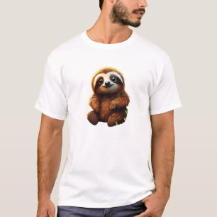 Camiseta Chill Sloth Hangout Pegatina Design