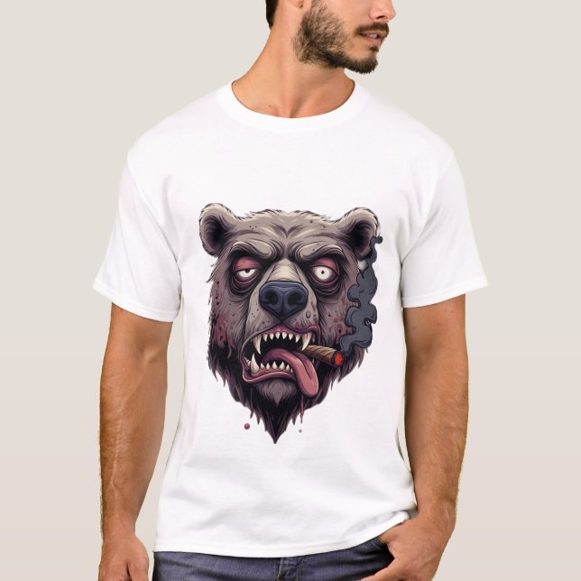 Camiseta Chill Smokey Bear Vibes T-Shirt (Anverso)