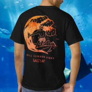 Camiseta Chill Summer Vibes Fire by Salty AF