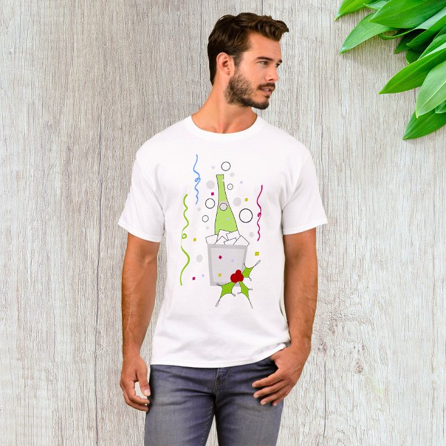 Camiseta Chiller de champán sobre hielo (Subido por el creador)