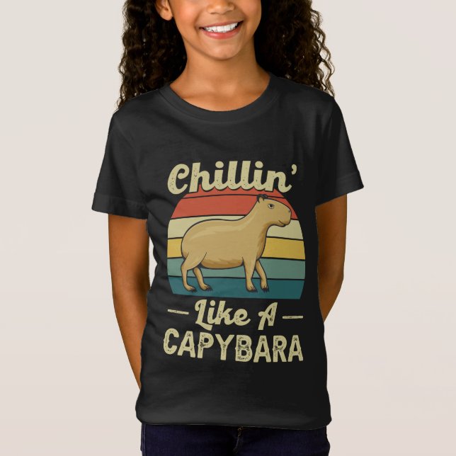 Camiseta Chillin' Como Un Capibara (Anverso)