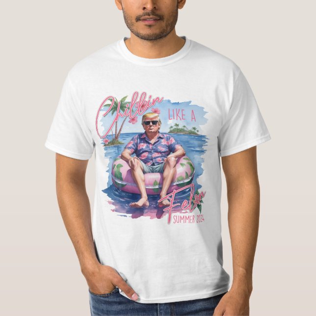 Camiseta Chillin como un felino verano 2024 (Anverso)