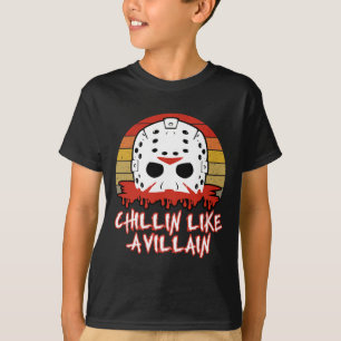Camiseta Chillin Como Un Ventilador De Película De Horror D