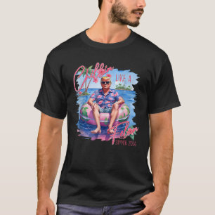 Camiseta Chillin Como Un Verano Funny De Trump 2024