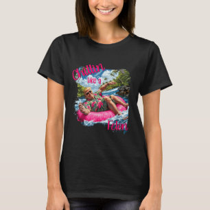 Camiseta Chillin Como Un Verdadero Trump Con Camisas Divert