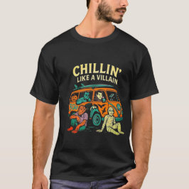 Camiseta Chillin' como un villano - Monstruo retro