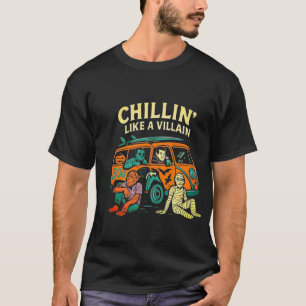 Camiseta Chillin' como un villano - Monstruo retro