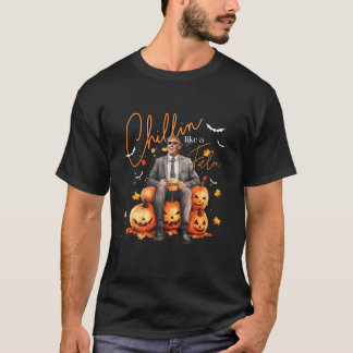 Camiseta Chillin Como Una Calabaza De Felón Trump Cae El Ot