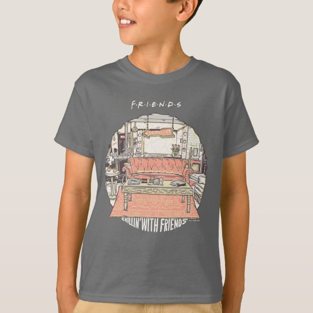 Camiseta Chillin' con FRIENDS™ Cartoon (Anverso)