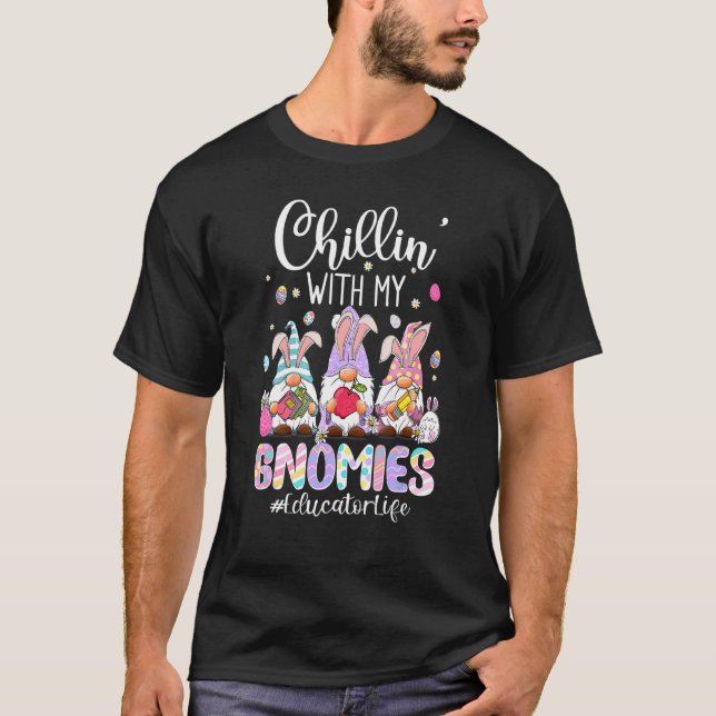 Camiseta Chillin con mi educador de genomas, la vida de los (Anverso)