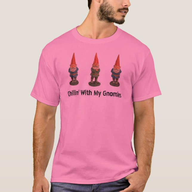 Camiseta Chillin con mi Gnomies (Anverso)